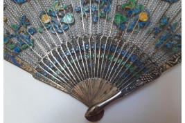 Filigranne, éventail chinois XIXe siècle