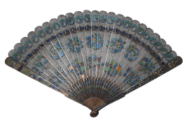 Filigranne, éventail chinois XIXe siècle