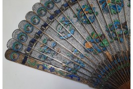 Filigranne, éventail chinois XIXe siècle