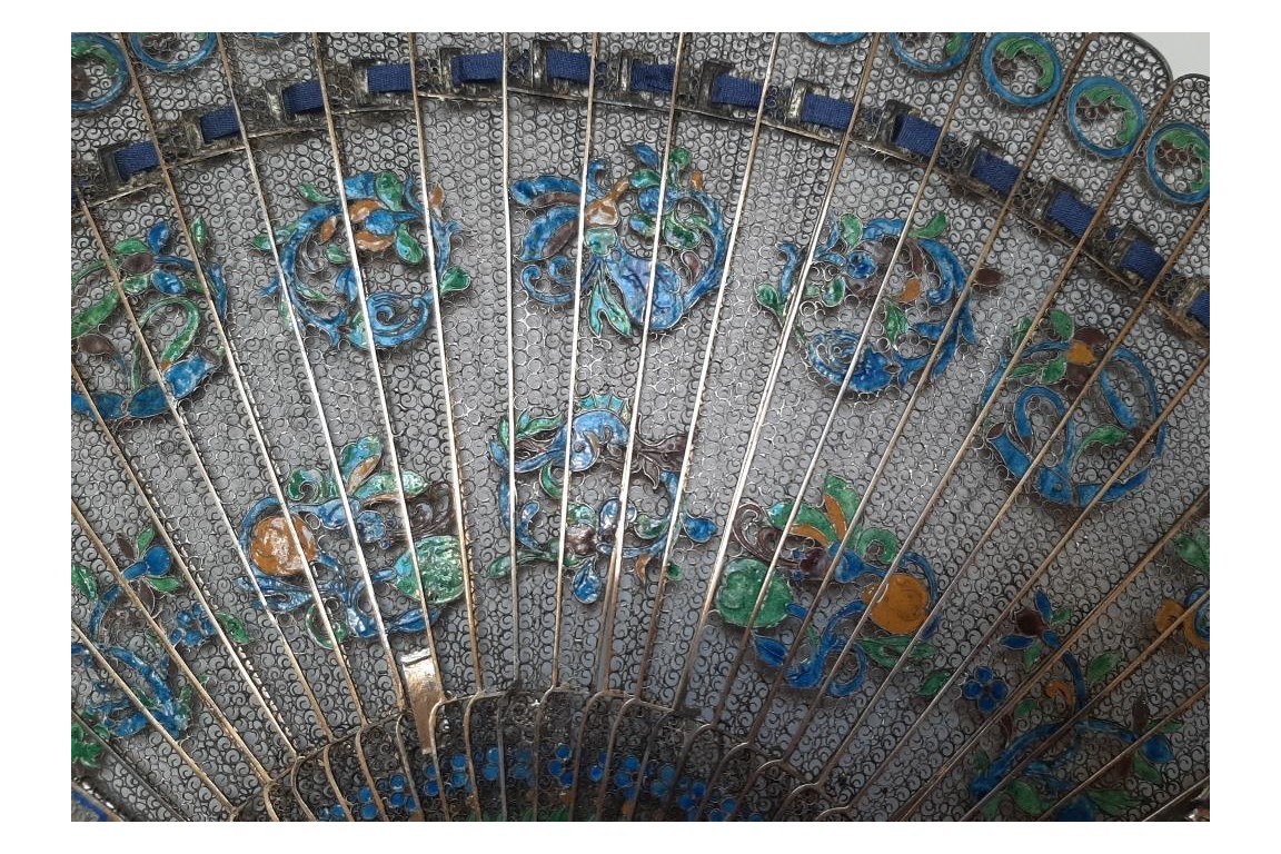 Filigree, chinese fan, 19th century