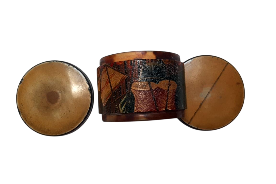 Tabatière tambour, XVIII ou XIXe siècle