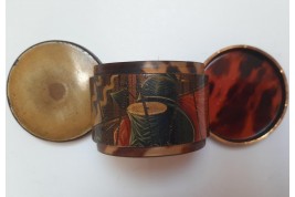 Tabatière tambour, XVIII ou XIXe siècle