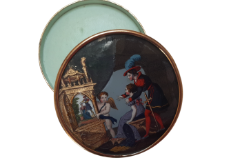 The stages of love, system box circa 1835