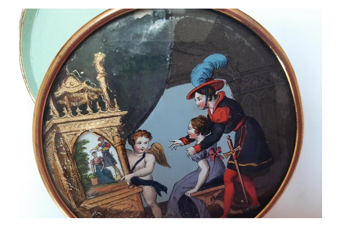 The stages of love, system box circa 1835