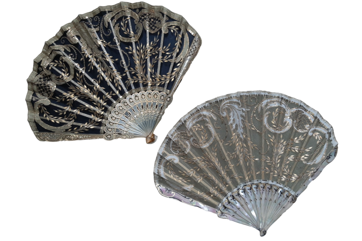 Paire Duvelleroy nacre et corne