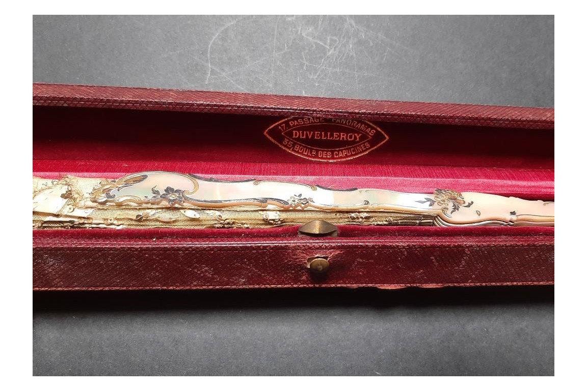Paire Duvelleroy nacre et corne