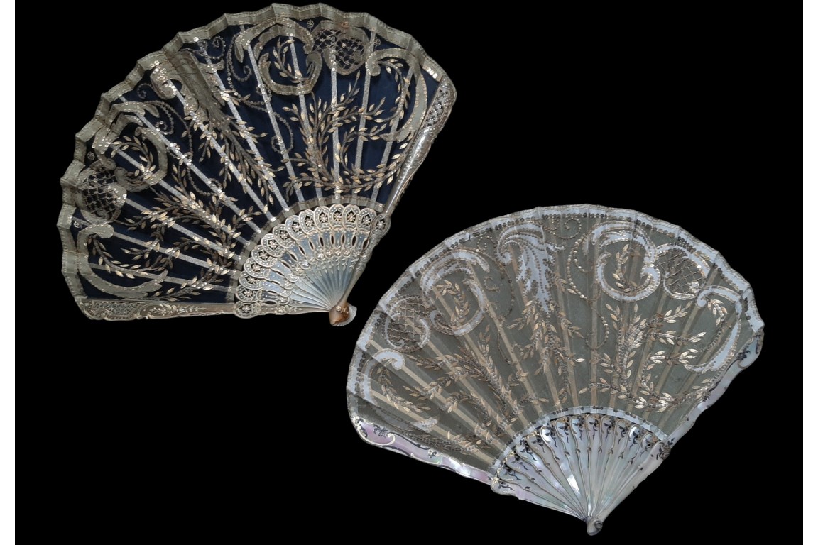 Paire Duvelleroy nacre et corne