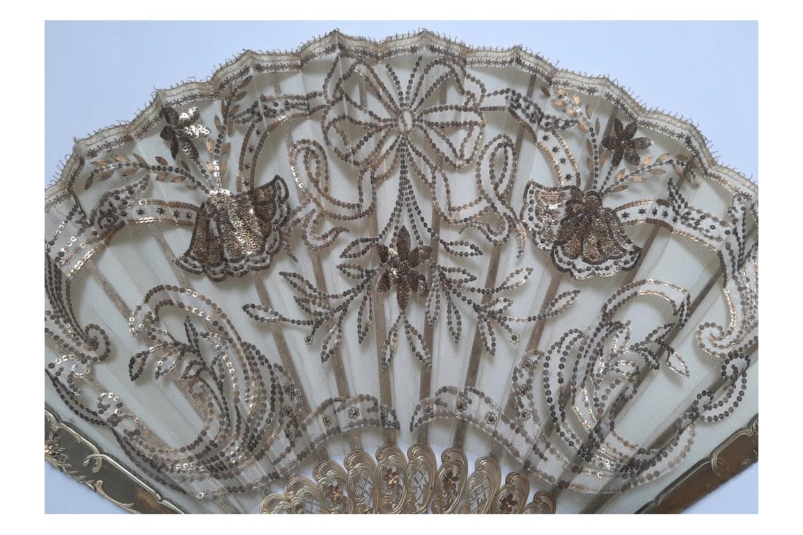 Duvelleroy noeud coffret vert fleurs