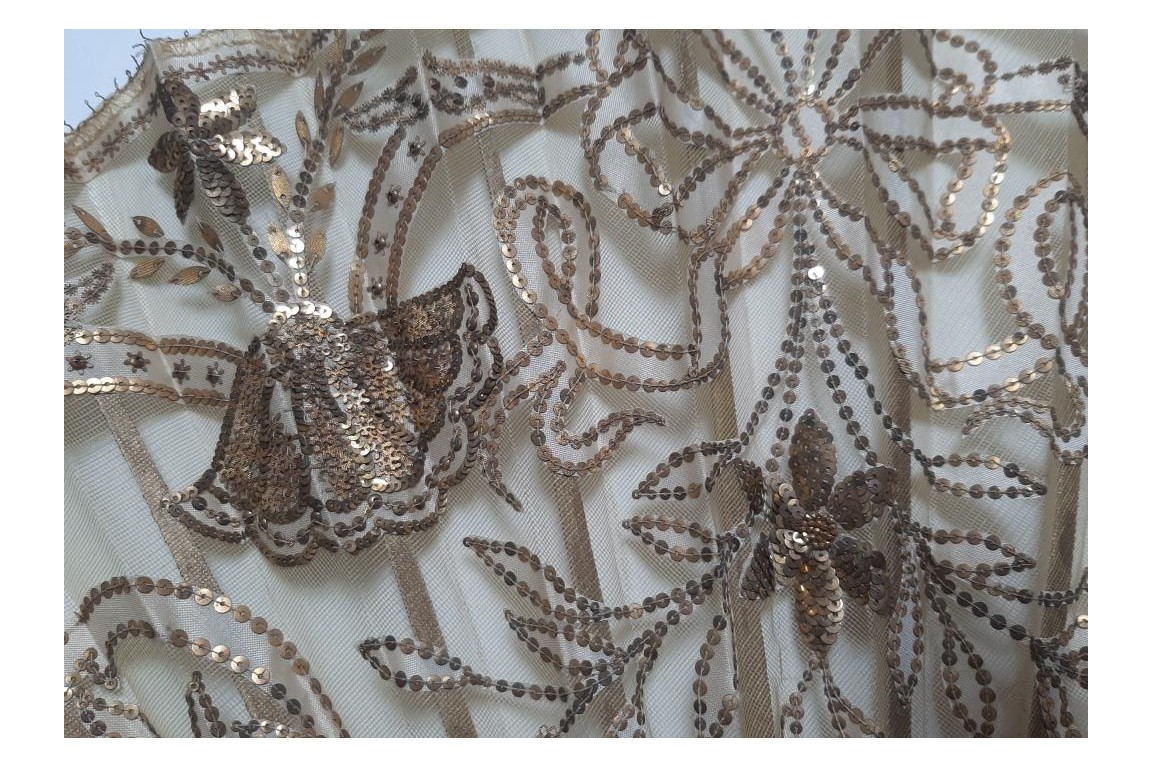 Duvelleroy noeud coffret vert fleurs