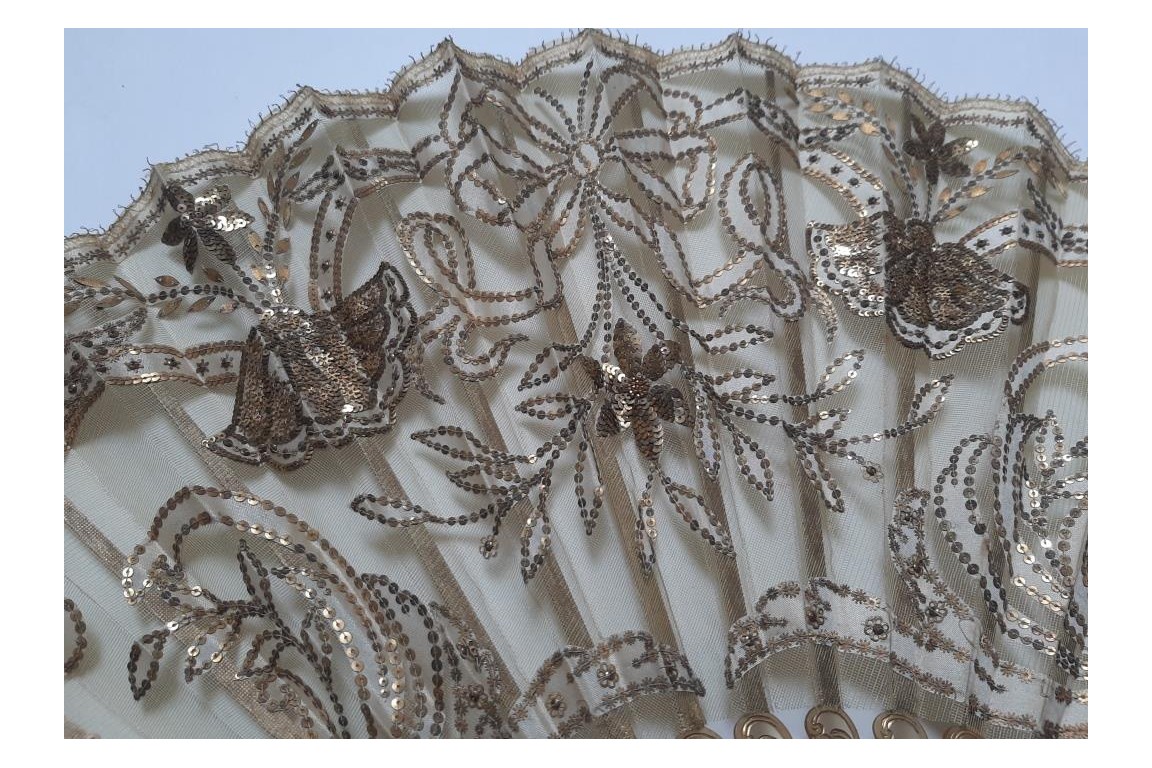 Duvelleroy noeud coffret vert fleurs