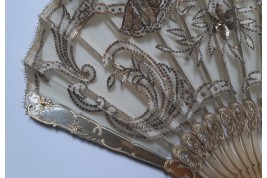 Duvelleroy noeud coffret vert fleurs