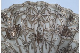 Duvelleroy noeud coffret vert fleurs