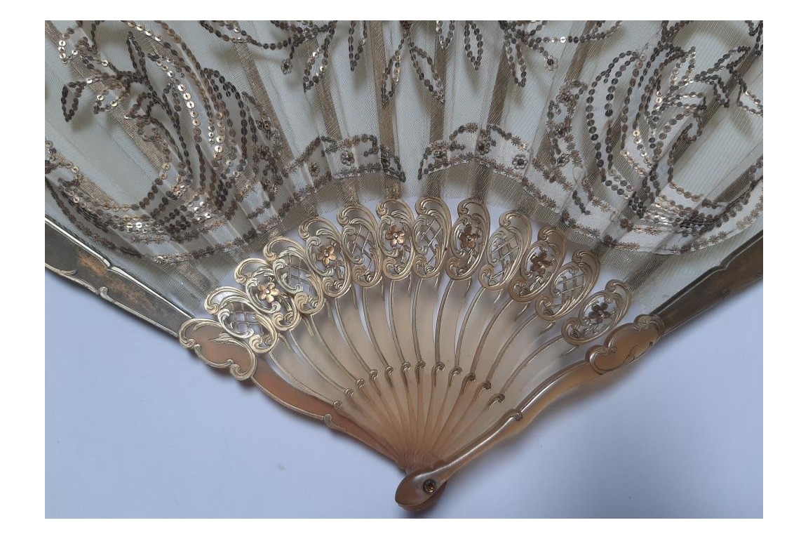 Duvelleroy noeud coffret vert fleurs