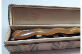 Duvelleroy, mistletoe Beauty. Fan in the style of Mucha, Art Nouveau period