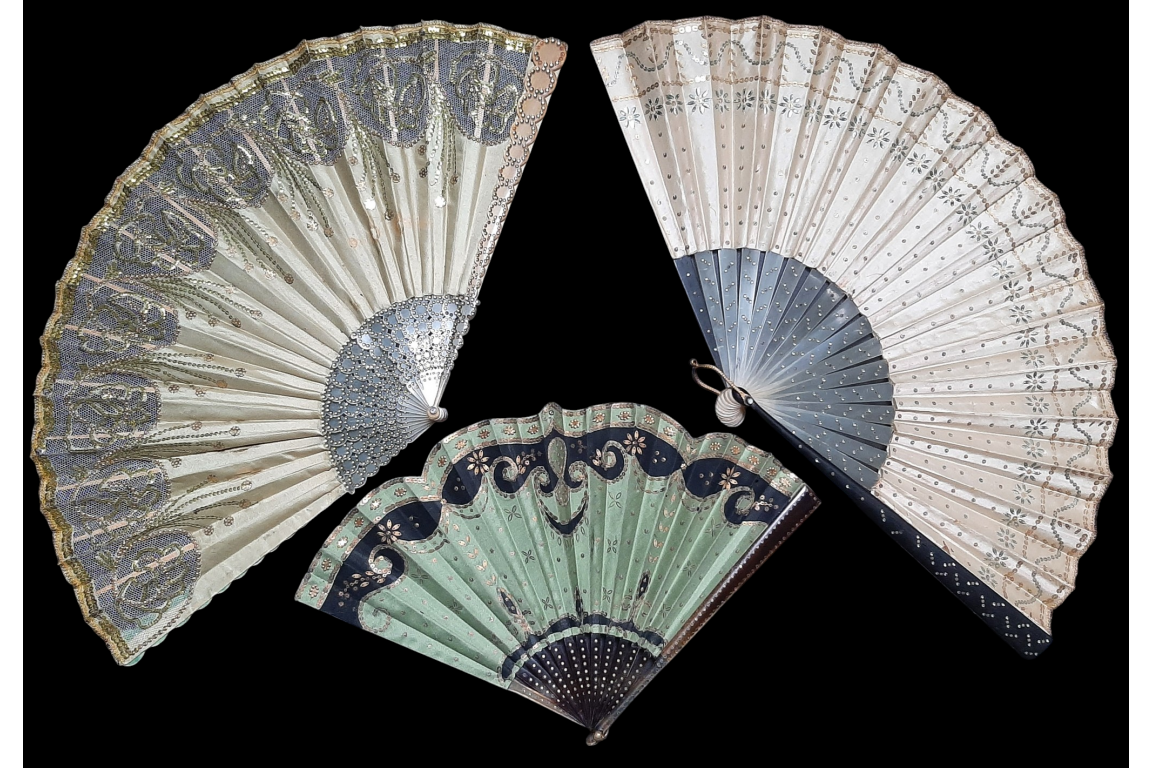 Duvelleroy, revival Empire. Fan circa 1900
