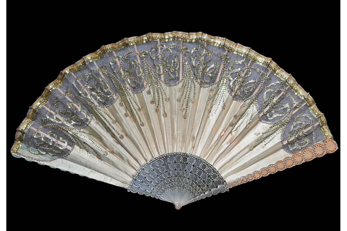 Duvelleroy, revival Empire. Fan circa 1900