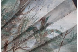 Faucon, L'amour vertueux et persévérant. Éventail de E. Prieur vers 1870-80