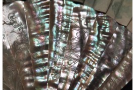 Faucon, L'amour vertueux et persévérant. Éventail de E. Prieur vers 1870-80