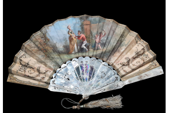 Kees, Love is coming. Fan, circa 1870–80