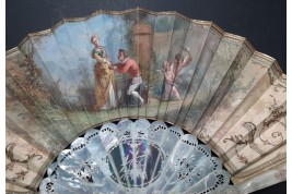 Kees, Love is coming. Fan, circa 1870–80