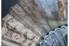 Kees, l'amour va tirer. Éventail vers 1870-80