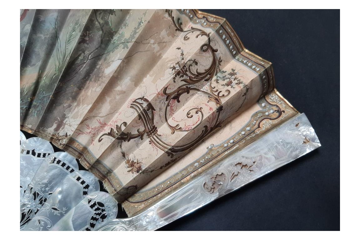 Kees, Love is coming. Fan, circa 1870–80