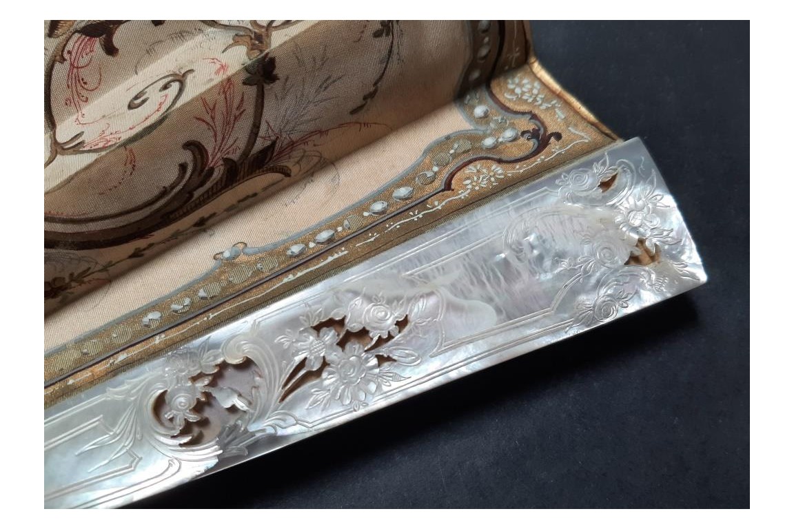 Kees, Love is coming. Fan, circa 1870–80