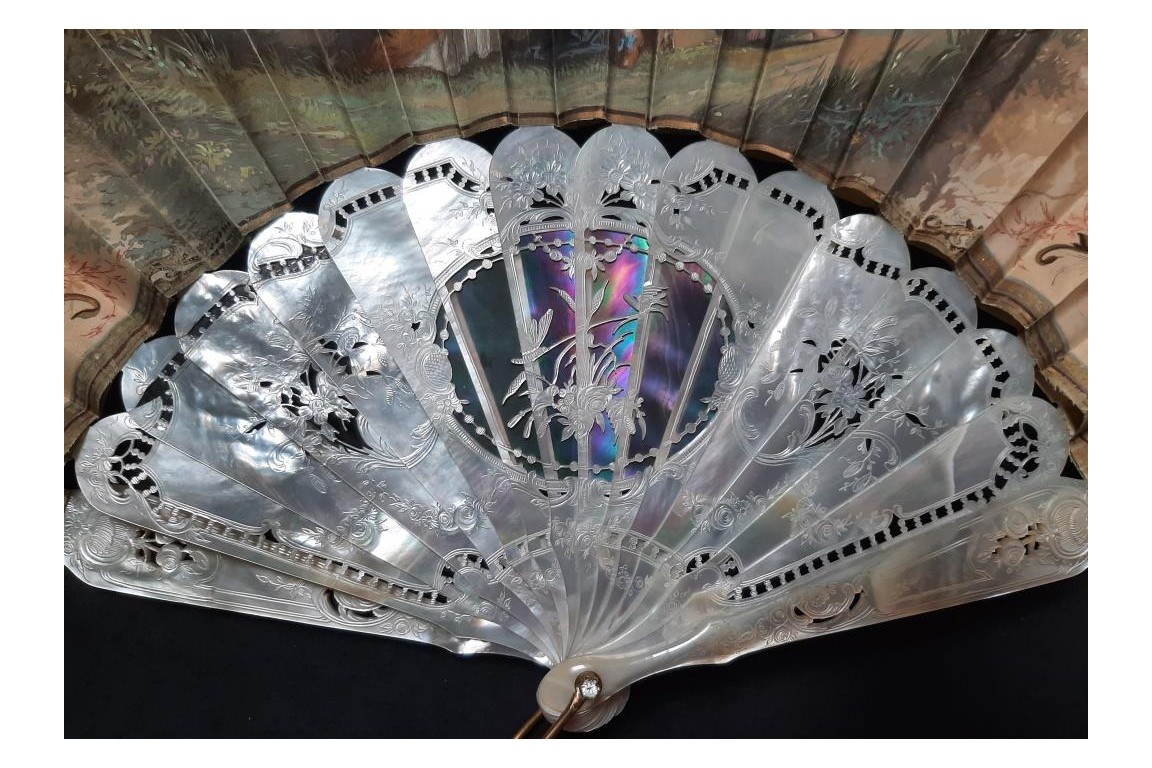 Kees, Love is coming. Fan, circa 1870–80