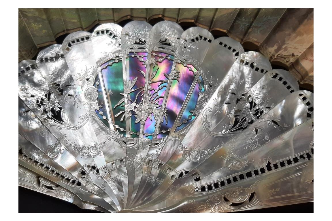 Kees, Love is coming. Fan, circa 1870–80