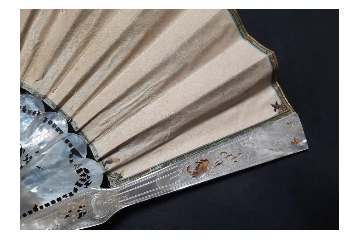 Kees, Love is coming. Fan, circa 1870–80