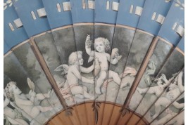 Kees, les angelots. Éventail début XXe siècle