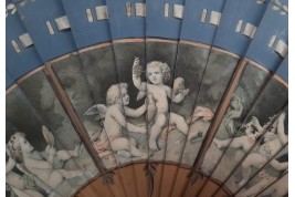 Kees, angels. Early 20th century fan