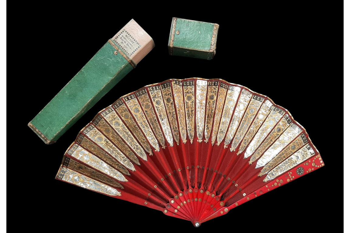 Mullot, red. First French Empire fan