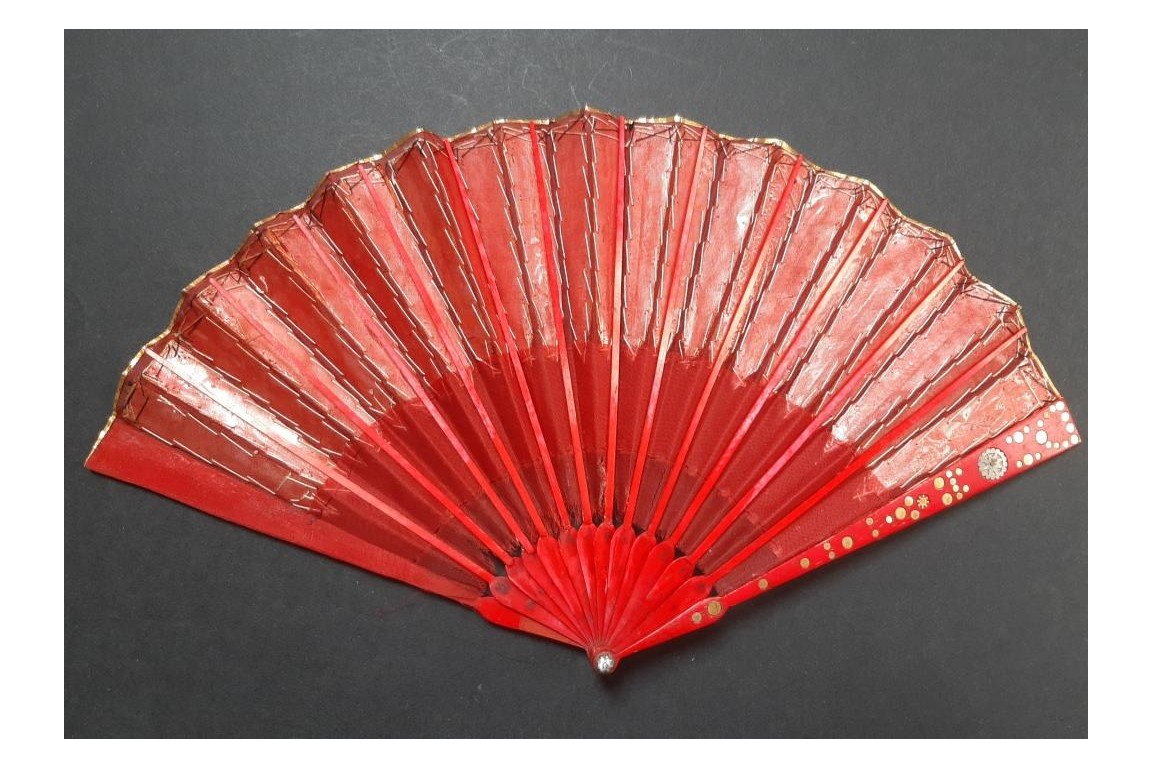 Mullot, red. First French Empire fan