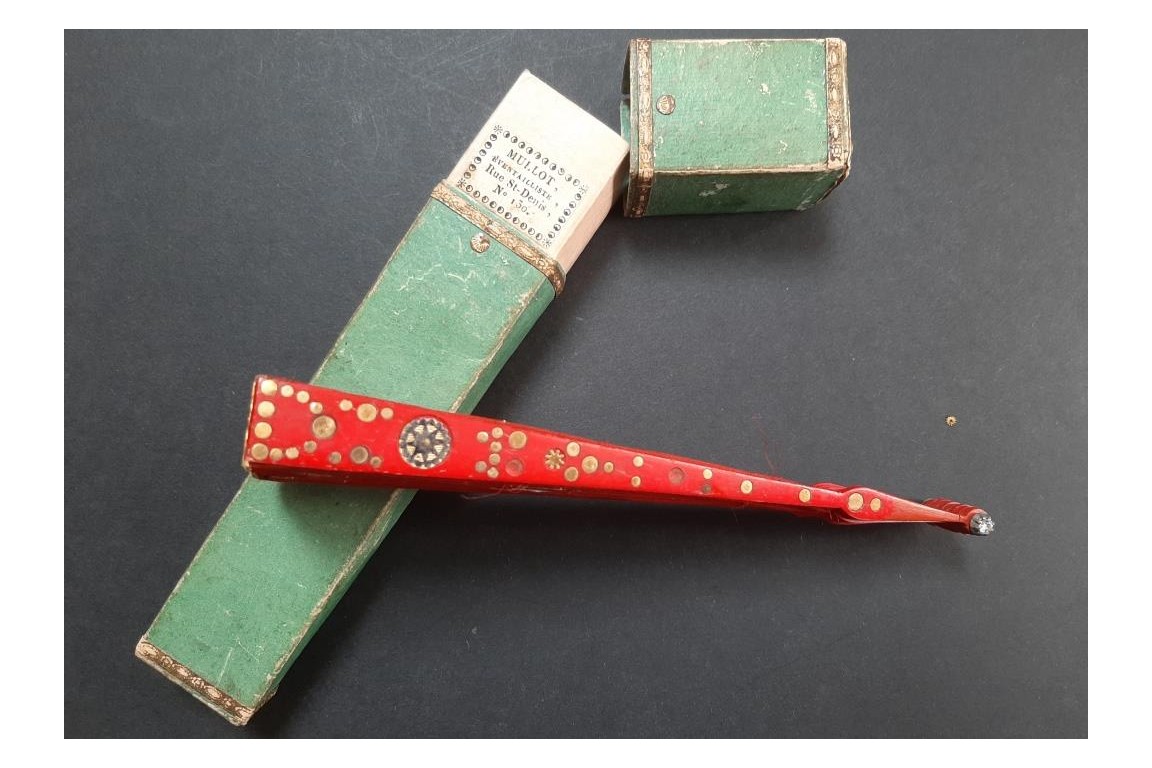 Mullot, red. First French Empire fan