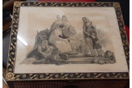 Sewing box by the paper merchant Lavallard, circa 1810