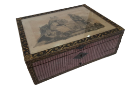 Sewing box by the paper merchant Lavallard, circa 1810