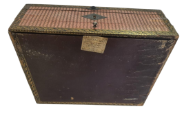 Coffret à ouvrage du papetier Lavallard, vers 1810