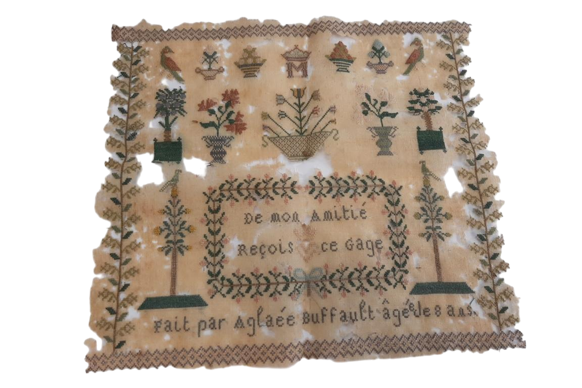 Coffret à ouvrage du papetier Lavallard, vers 1810