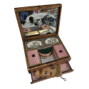 Coffret à ouvrage du papetier Lavallard, vers 1810