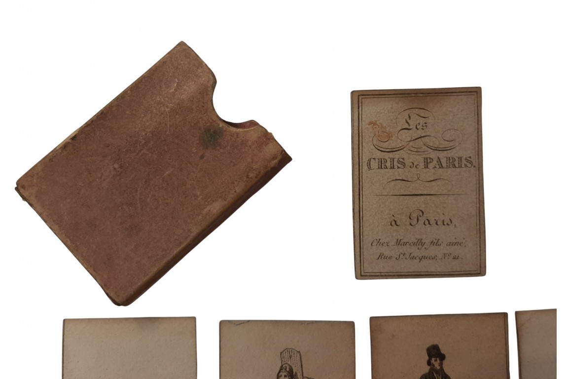 Les cris de Paris, cards miniatures by Marcilly circa 1825