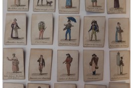 Les cris de Paris, cards miniatures by Marcilly circa 1825