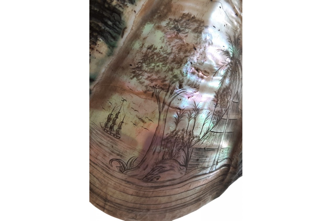 Camelotage, le travail sur nacre des bagnards, XIXème siècle