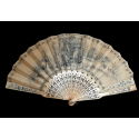 The teacher and the troublemaker, fan after Girardet circa 1860-1900