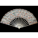 Le montreur de boite optique, la marchande d'éventails... Éventail des cris de Paris vers 1770