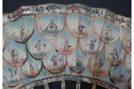 The peepshow trainer, the fan seller... fan of the cryes of Paris, circa 1770