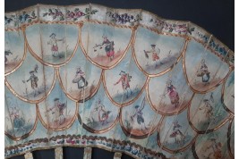 The peepshow trainer, the fan seller... fan of the cryes of Paris, circa 1770