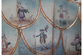The peepshow trainer, the fan seller... fan of the cryes of Paris, circa 1770