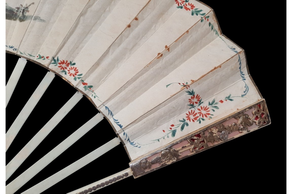 The peepshow trainer, the fan seller... fan of the cryes of Paris, circa 1770