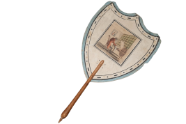 The engraver, fixed fan, circa 1813